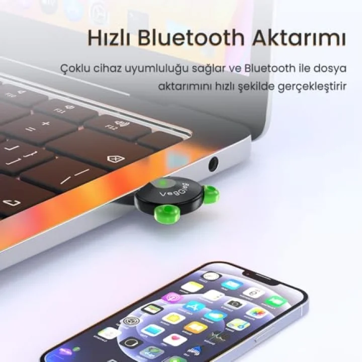UB504 Bluetooth 5.4 Adaptör Mini USB Dongle