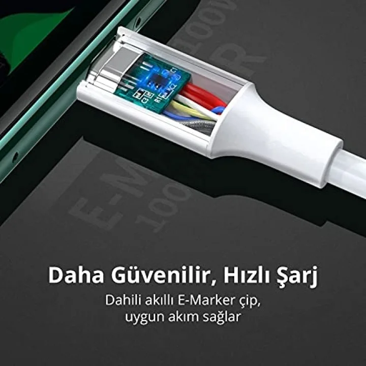 Ugreen 5A Type-C Şarj ve Data Kablosu 2 Metre