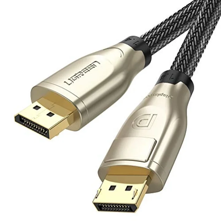 Ugreen 8K 60Hz 4K 144Hz v1.4 DisplayPort Görüntü ve Ses Aktarım Kablosu 1 Metre