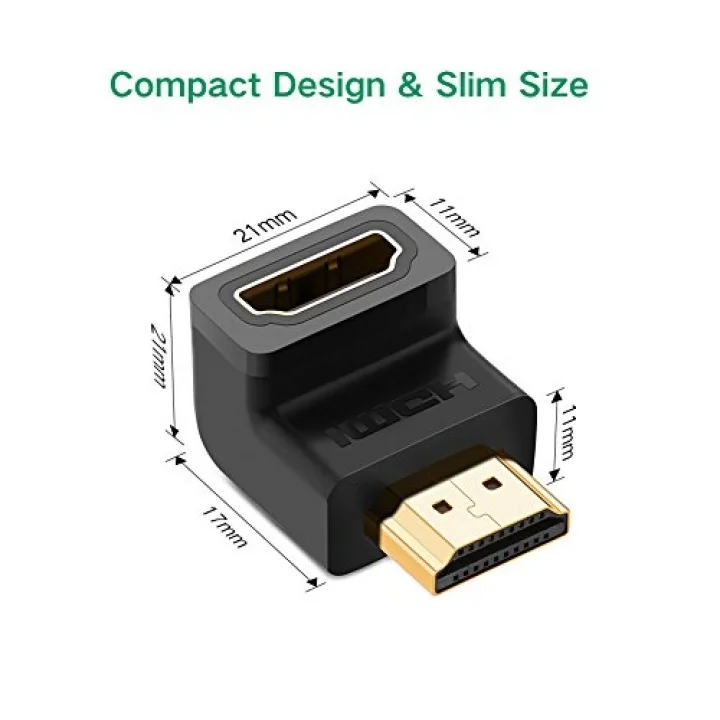 Ugreen 90 Derece HDMI to HDMI Dönüştürücü