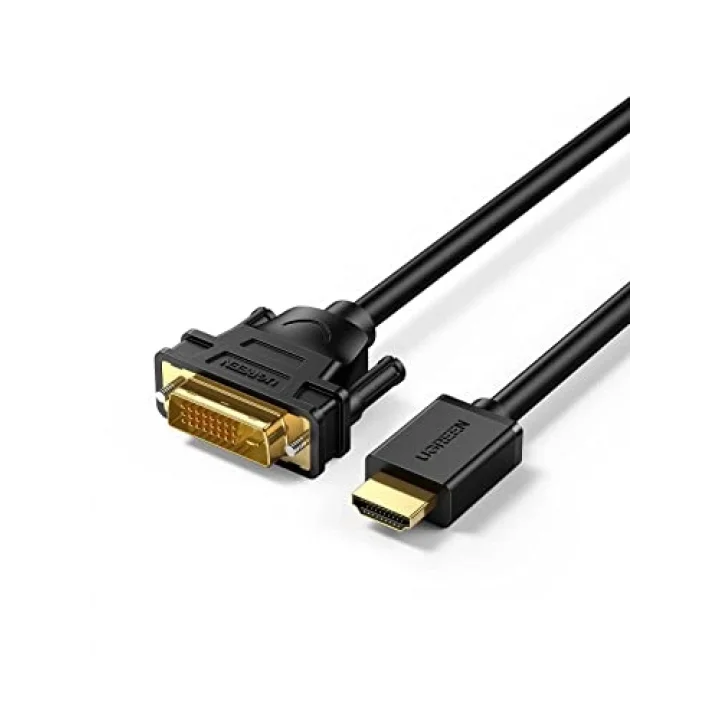 Ugreen HDMI DVI 1080P Çift Yönlü Görüntü Aktarma Kablosu, 1 Metre