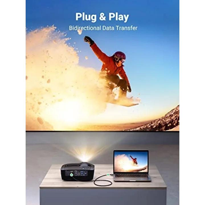 Ugreen HDMI DVI 1080P Çift Yönlü Görüntü Aktarma Kablosu, 1 Metre