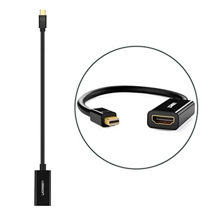 Ugreen Mini Displayport HDMI Dönüştürücü Adaptör Siyah