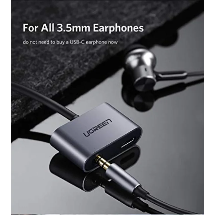 Ugreen Type-C 3.5mm Kulaklık ve Şarj Dönüştürücü