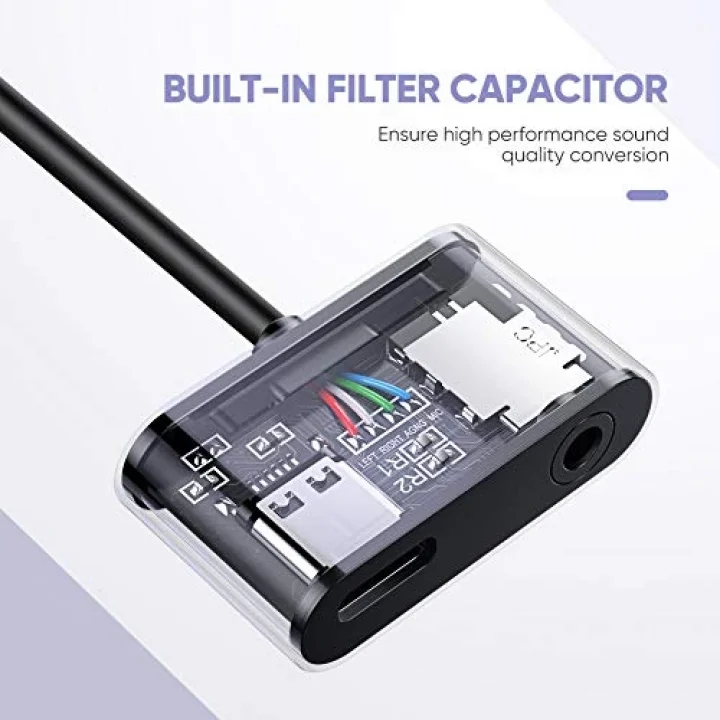 Ugreen Type-C 3.5mm Kulaklık ve Şarj Dönüştürücü