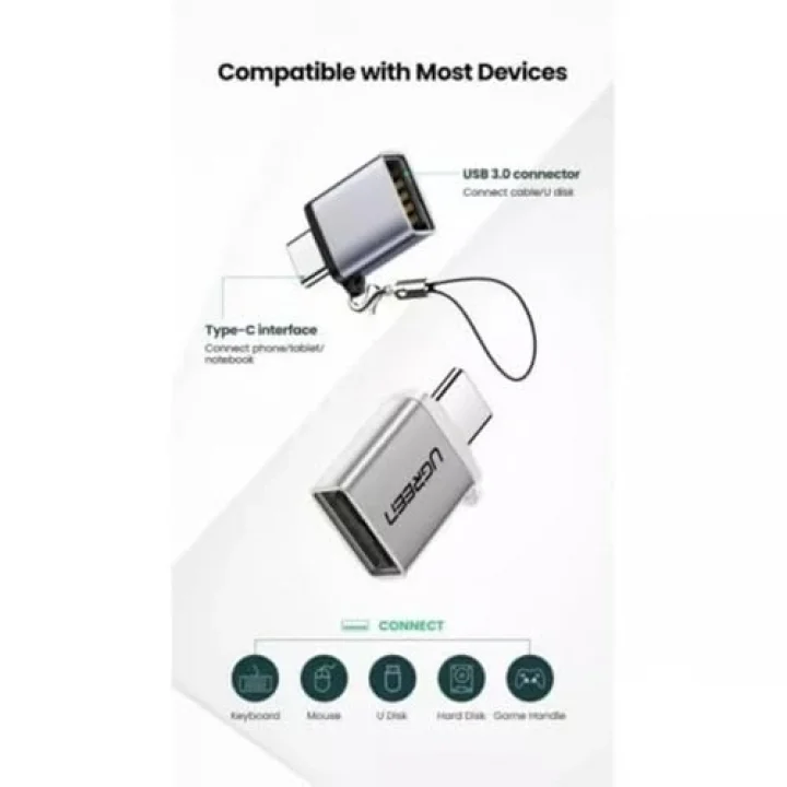 Ugreen Type-C to USB 3.0 Dönüştürücü