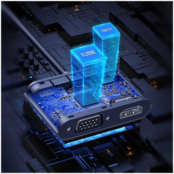 Ugreen USB 3.0 1080P 60Hz Full HD HDMI VGA Dönüştürücü Adaptör