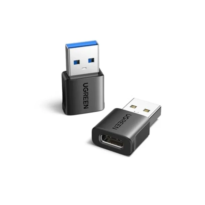 UGREEN USB Cden USB Adaptörüne 2 Adet, Kadın Erkek iPhone 14 Pro Max iPad Galaxy S24 Serisi Dizüstü Bilgisayarlar ile Uyumlu