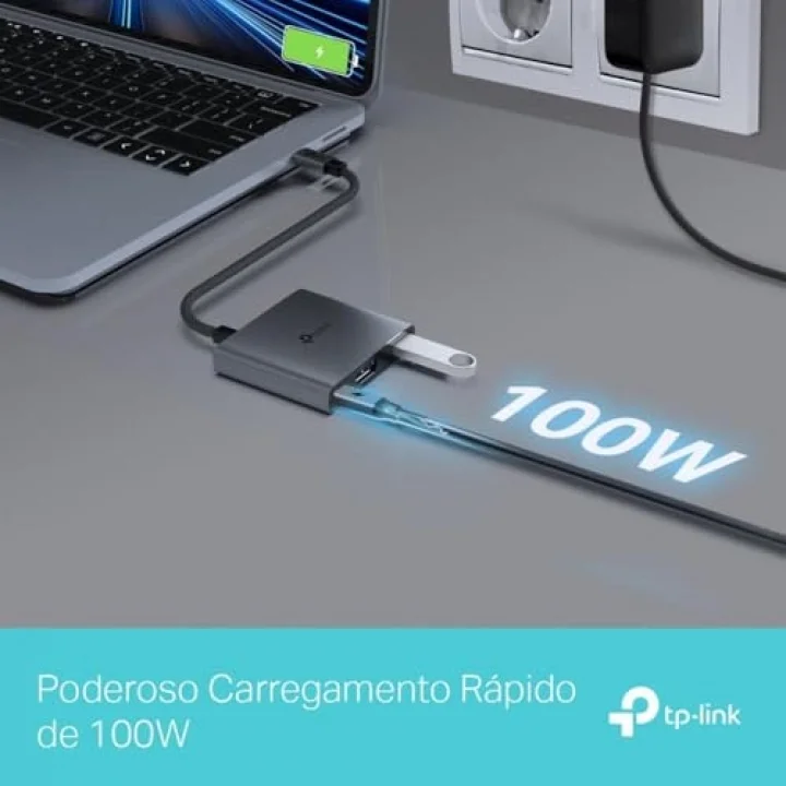 UH3020C, 4K 60Hz HDMI, 100W Hızlı Şarj, 1x Type-A, 3ü Bir Arada USB-C Hub