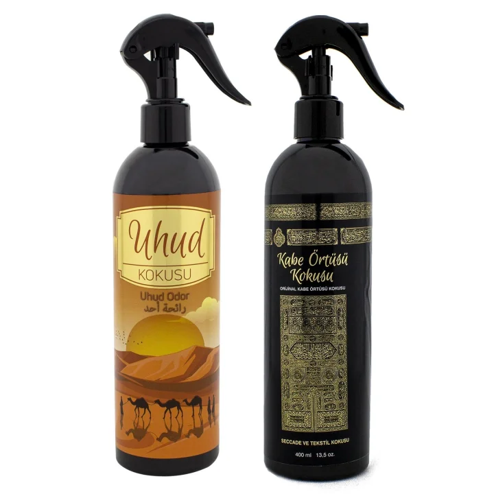 Uhud Ve Kabe Örtüsü Kokusu Sprey 400 Ml. Siyah