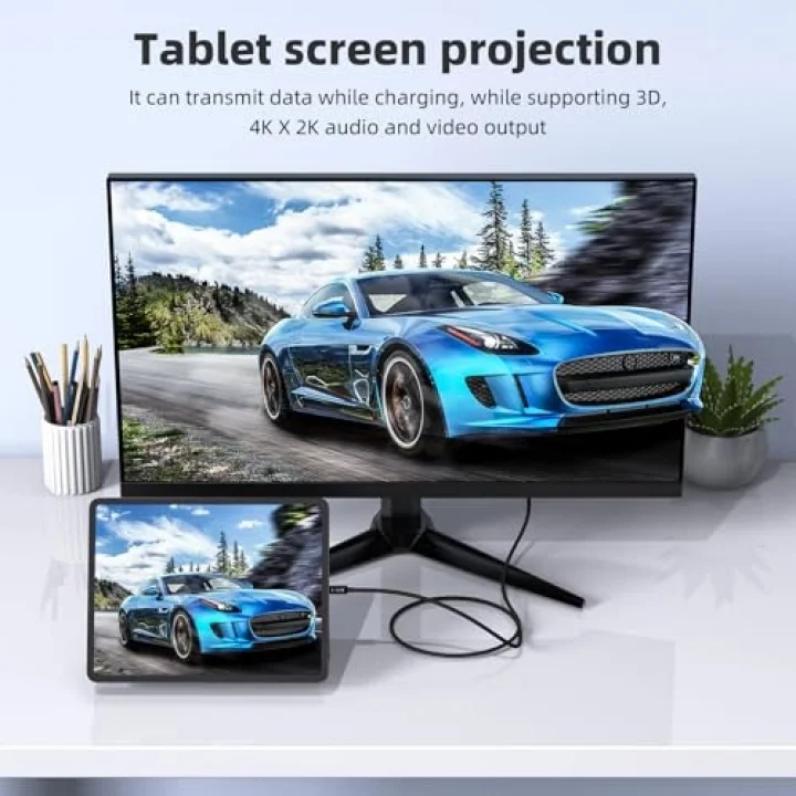 ULTRA USB C to USB C Kablo 240W PD 3.1 Hızlı Şarj, 20Gbps Veri Transferi, 4K@60Hz Görüntü Aktarımı, USB 3.2 Gen2 Type-C Kablo ULT (200, Santimetre)