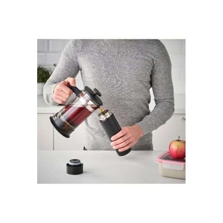 Undersöka Paslanmaz Çelik Termos, 0,4 Litre - Siyah 42526727213722