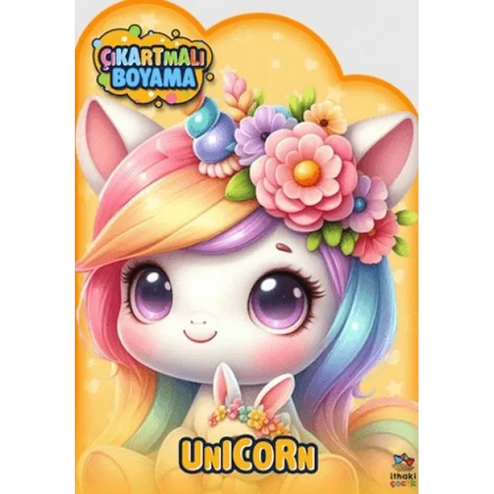 Unicorn Zamanı - Çıkartmalı Boyama Kitabı
