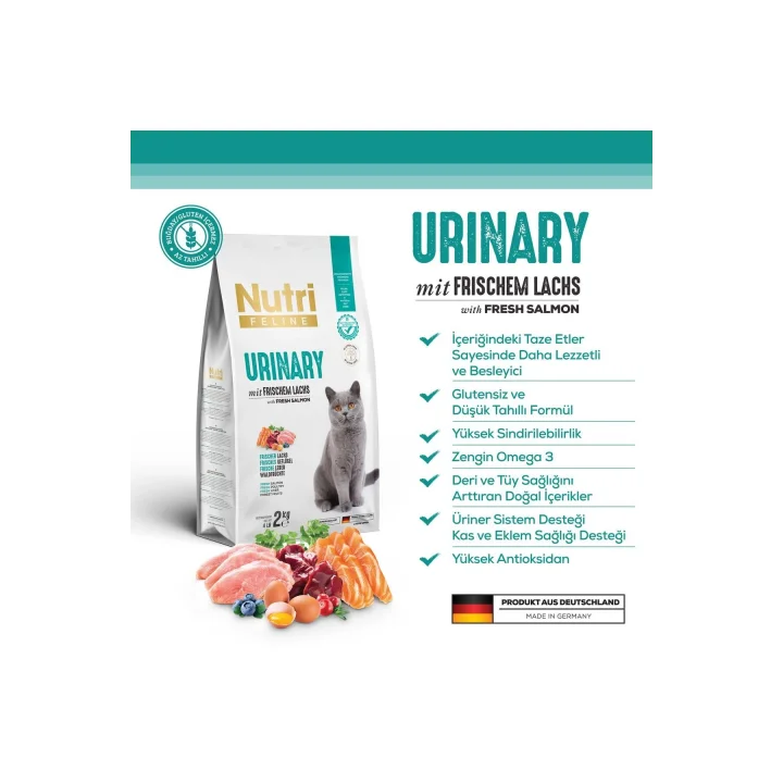 Urinary Somonlu Yetişkin Kedi Maması 2 Kg