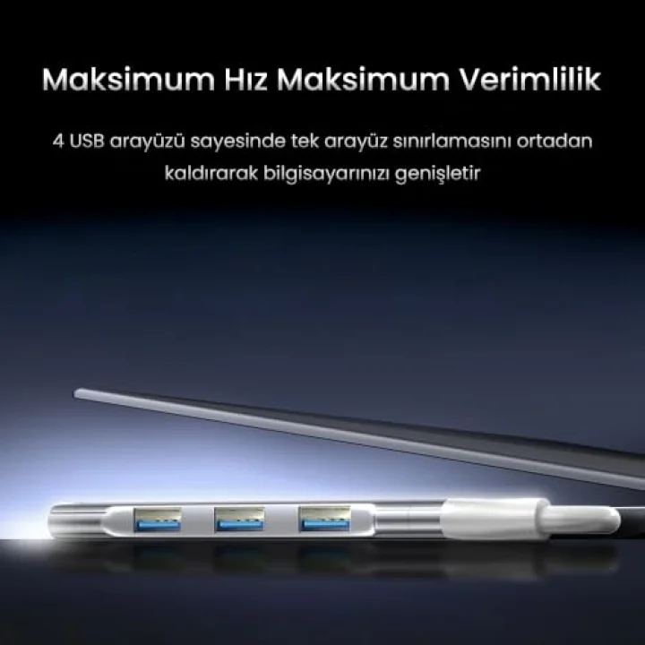 USB 3.0 4 port 3*USB 2.0 ve 1*USB 3.0 Çoklayıcı Hub