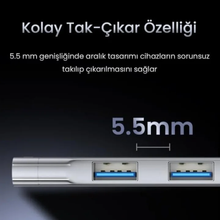 USB 3.0 4 port 3*USB 2.0 ve 1*USB 3.0 Çoklayıcı Hub