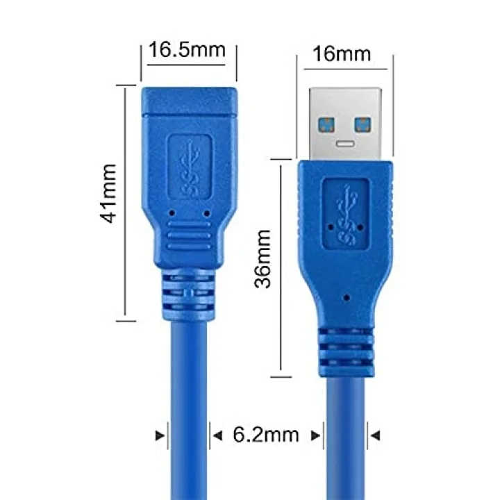 USB 3.0 HDD Harddisk Uzatma ve Veri Ara Bağlantı Kablosu 1.5M 4288