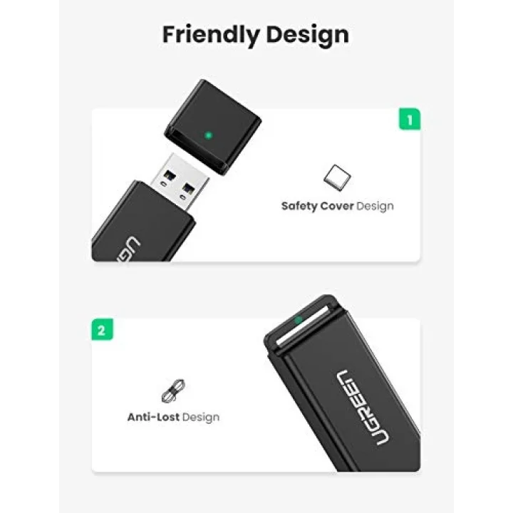 USB 3.0 SD ve Micro SD Kart Okuyucu, Siyah