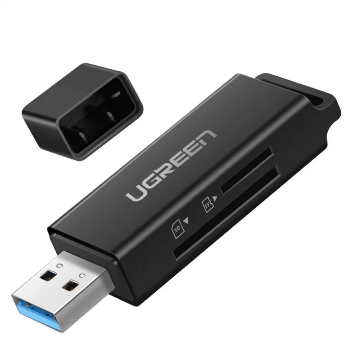 USB 3.0 SD ve Micro SD Kart Okuyucu, Siyah