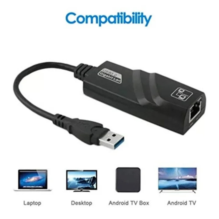 USB 3.0 to Ethernet İnternet ADSL Çevirici Laptop PC Network 4939