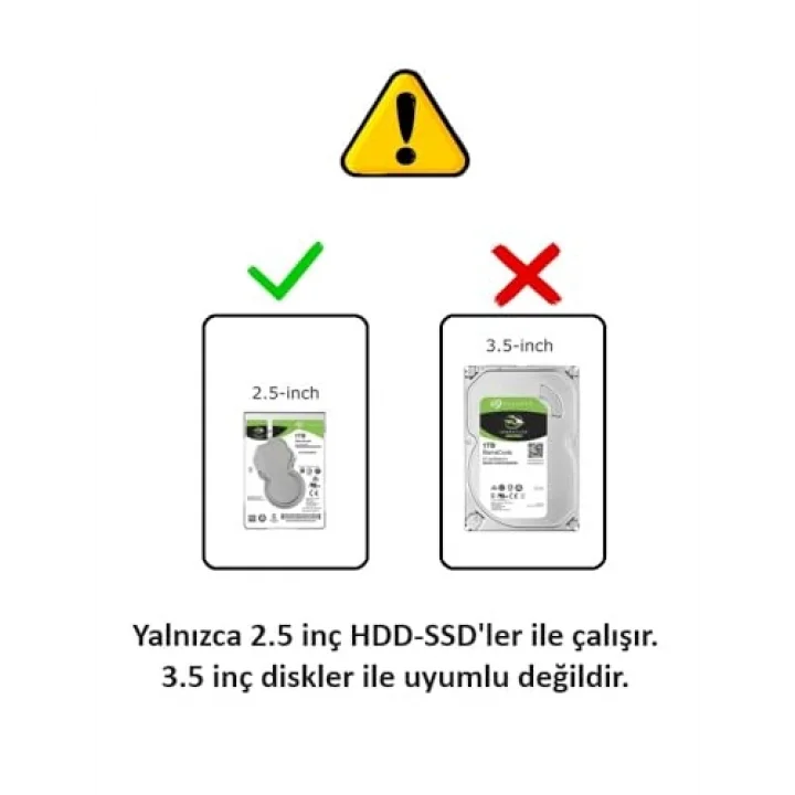 USB 3.0 to SATA 3 Kablosu 6 Gbps 2.5 inch HDD SSD 22 Pin