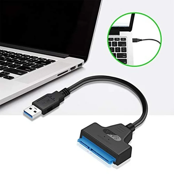USB 3.0 to SATA 3 Kablosu 6 Gbps 2.5 inch HDD SSD 22 Pin