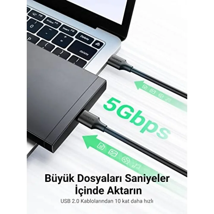USB 3.0 USB to USB Data Kablosu, 1 Metre
