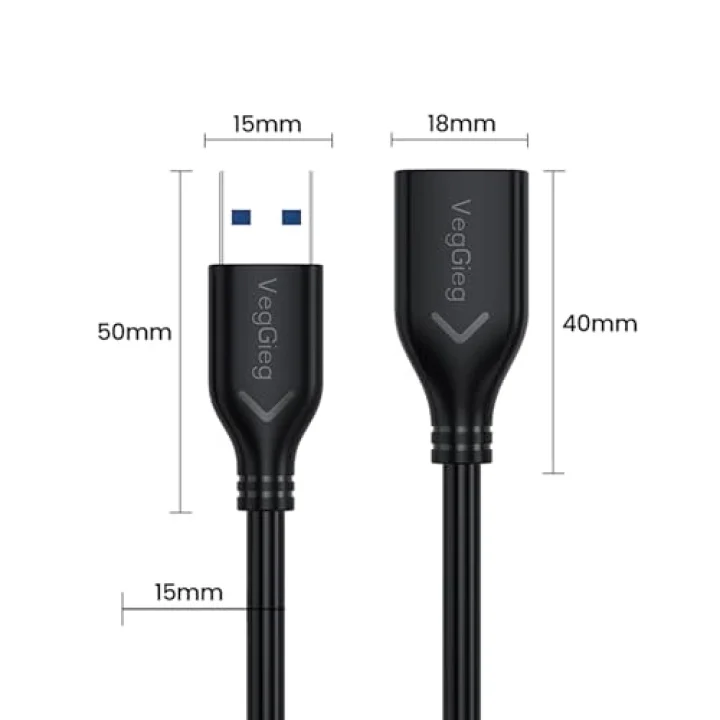 USB 3.0 Uzatma Kablosu 50CM