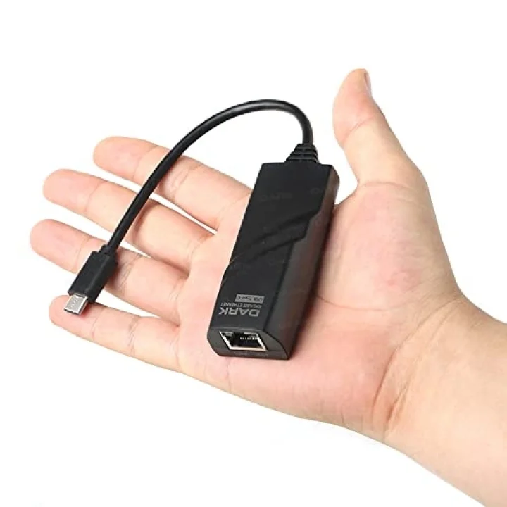 USB 3.1 Type C - 10/100/1000 Gigabit Ethernet Dönüştürücü (DK-AC-U31XGLAN)