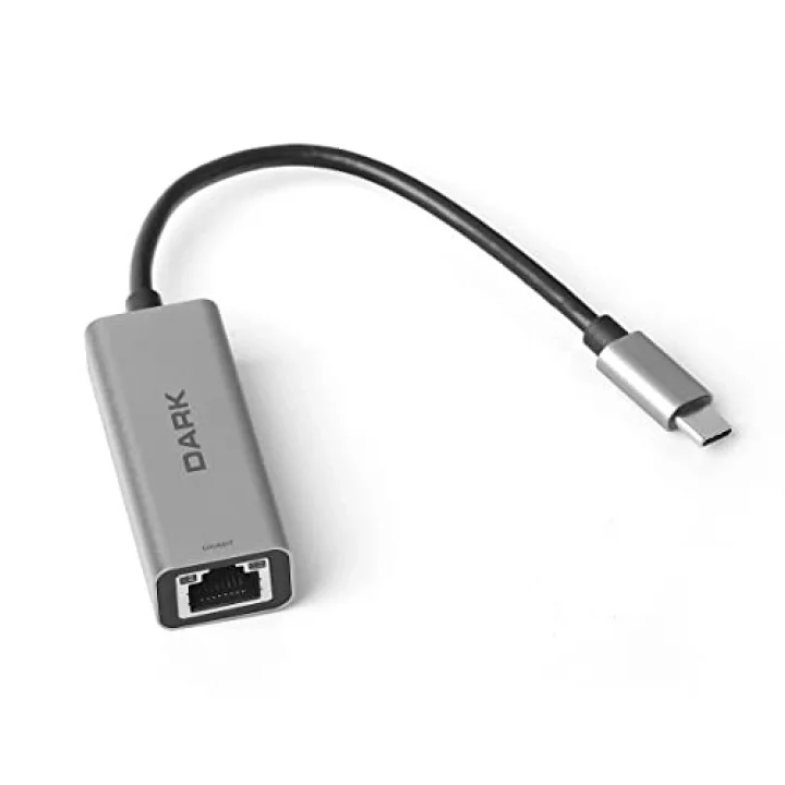 USB 3.1 Type-C Gigabit LAN Adaptör (DK-AC-U31X3GL2), Siyah