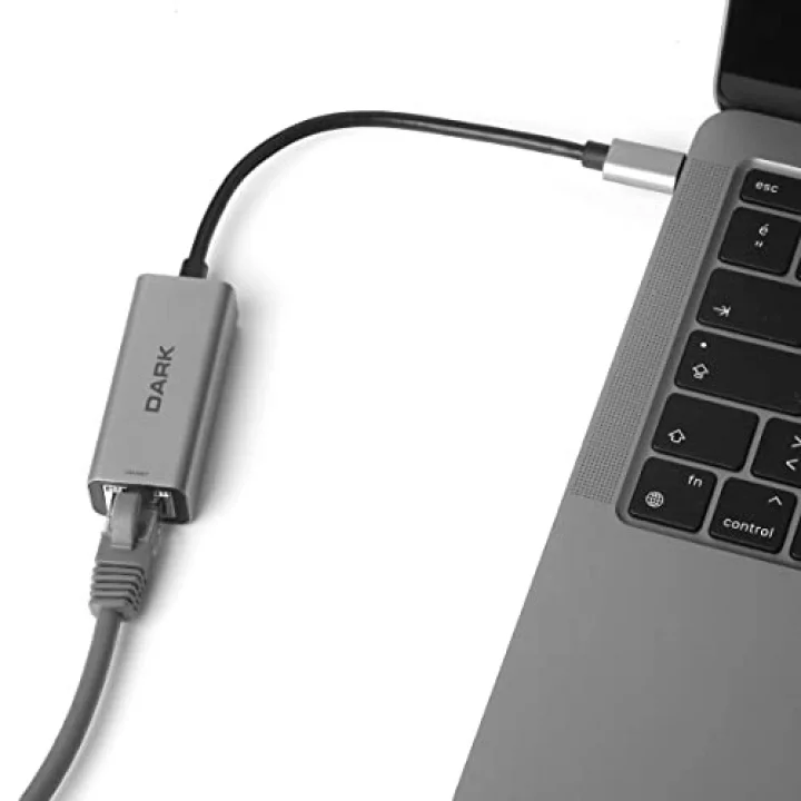 USB 3.1 Type-C Gigabit LAN Adaptör (DK-AC-U31X3GL2), Siyah