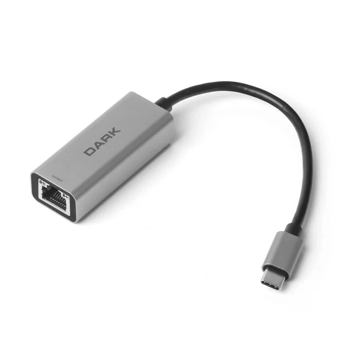 USB 3.1 Type-C Gigabit LAN Adaptör (DK-AC-U31X3GL2), Siyah