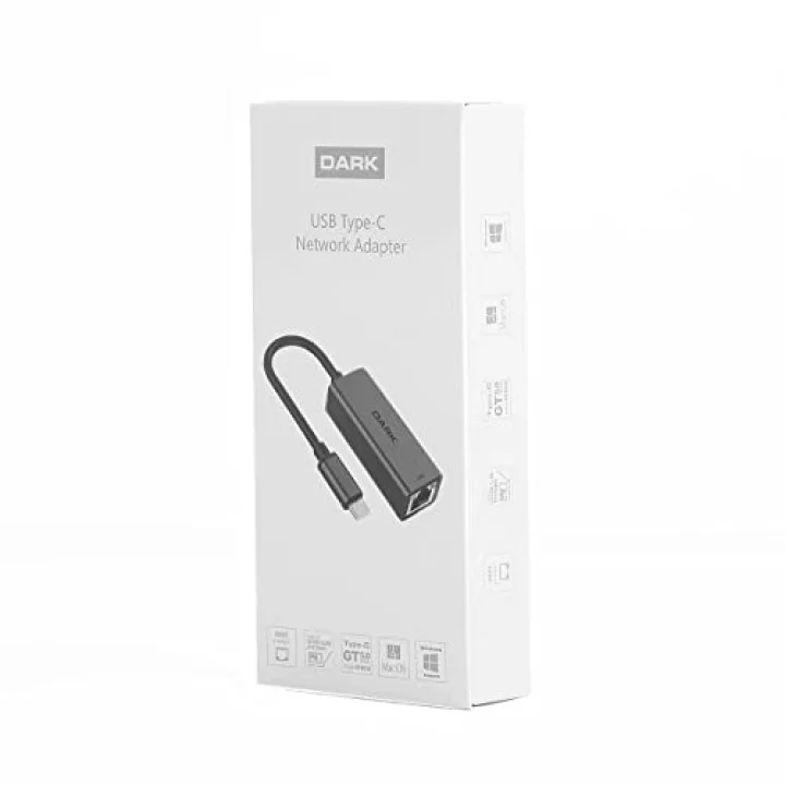 USB 3,1 Type-C to 10/100 LAN Ethernet Adaptör (DK-NT-U31LAN), Beyaz
