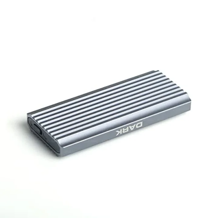 USB 3.2 Gen2 Type C - M.2 NVMe & SATA SSD RGB LEDLİ Disk Kutusu (DK-AC-DSEM5)