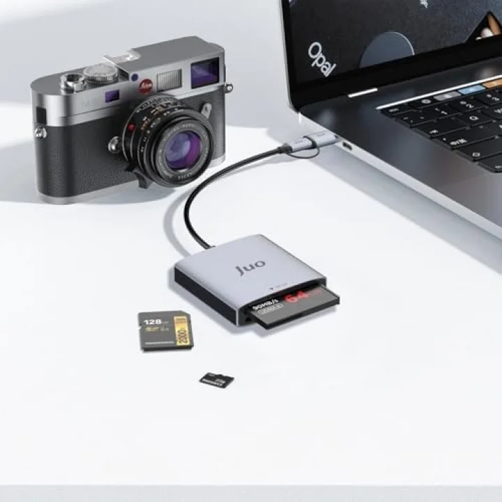 USB 3.2 ve Type-C 3ü 1 Arada SD/CF/TF Micro SD Hafıza Kart Okuyucu