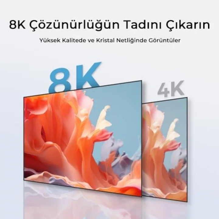 USB 4.0 40GBPS USB C Veri Kablosu, 240W USB C Şarj Kablosu, 8K@60hz 4K@240Hz 2K@360Hz Thunderbolt 4 Görüntü Kablosu, MacBook, Monitör, Docking İstasyonu, iPhone ile Uyumlu - 1 Metre