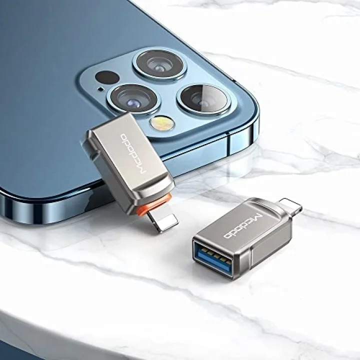 Usb-A 3.0 To Lightning Otg Convertor, Gri