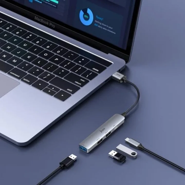 USB-A 4 Portlu USB 3.0 / USB 2.0 Çoklayıcı Dönüştürücü Hub