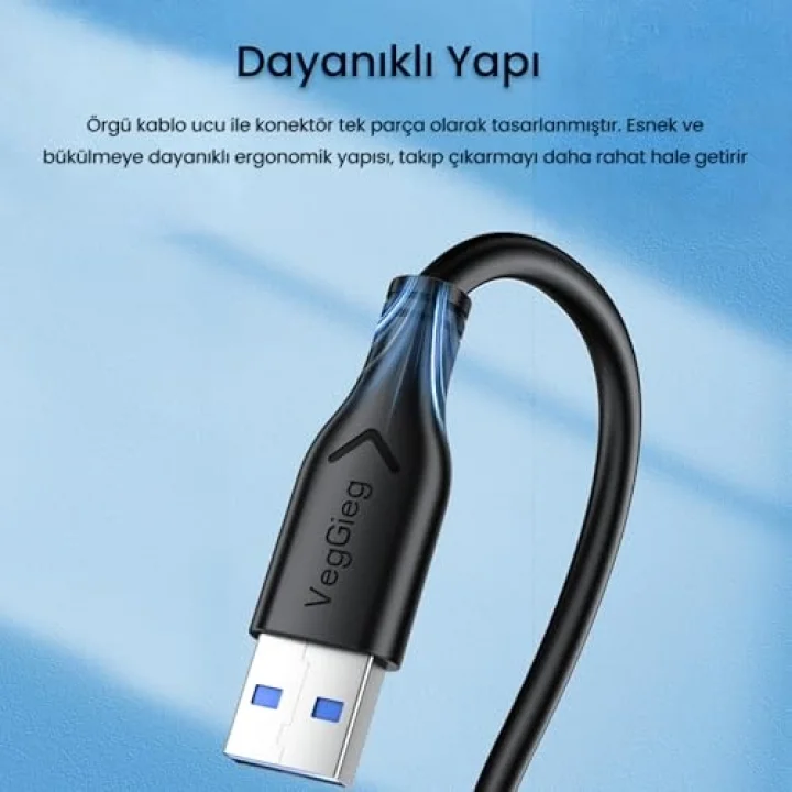 USB A Printer Tarayıcı Yazıcı Data Kablosu 5 Metre