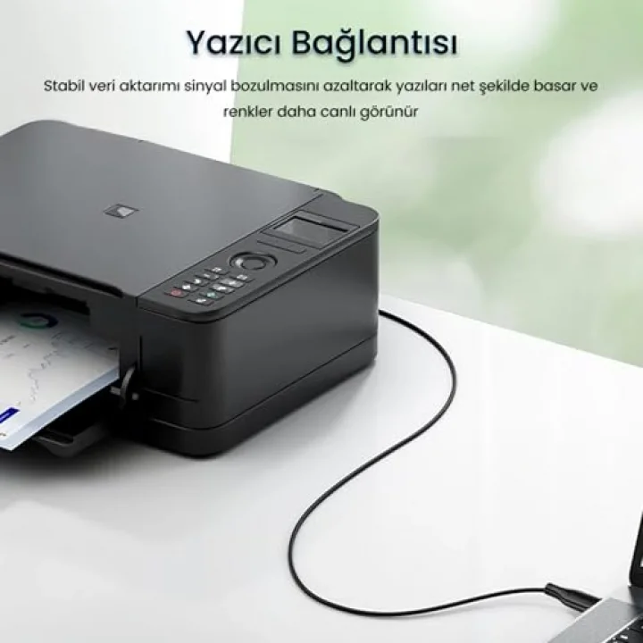 USB A Printer Tarayıcı Yazıcı Data Kablosu 5 Metre