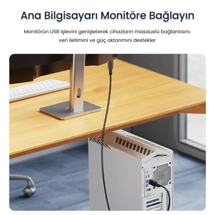 USB A Printer Tarayıcı Yazıcı Data Kablosu 5 Metre