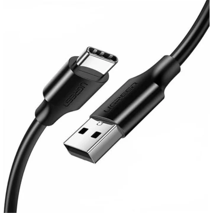 USB-A & USB-C Şarj ve Data Kablosu, 2 Metre, Siyah