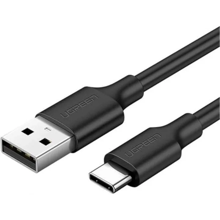 USB-A & USB-C Şarj ve Data Kablosu, 2 Metre, Siyah