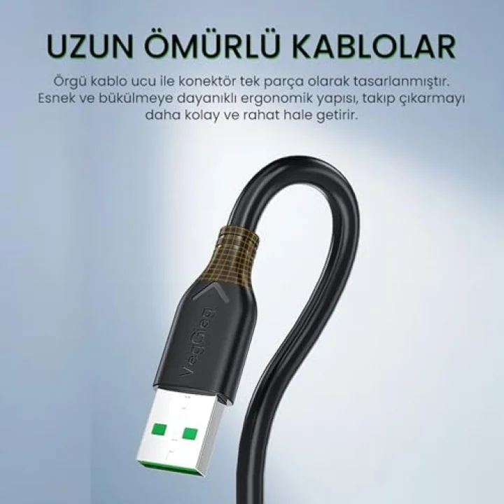 USB B Printer Tarayıcı Yazıcı Data Kablosu 5 Metre