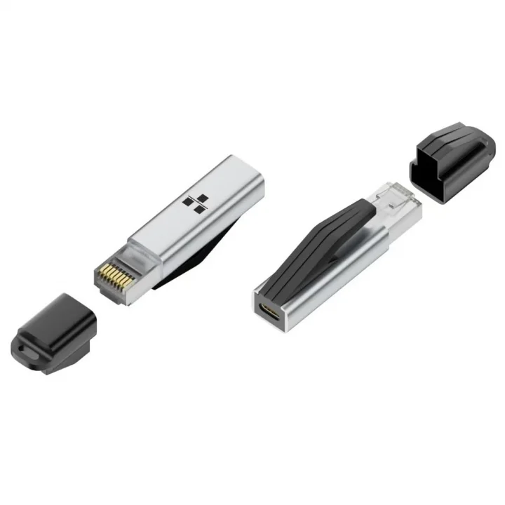 USB C - Ethernet Adaptörü 1000Mbps, MacBook Pro ile Uyumlu, Chromebook, Dell XPS & Thunderbolt 3/4 ile Uyumlu, Tak & Çalıştır, Windows macOS Uyumluluğu | ZR1214