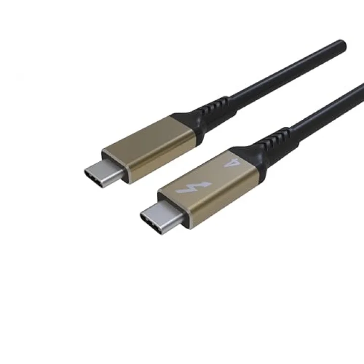 USB C Hızlı Şarj ve Görüntü Kablosu, USB 3.2 GEN2 Standart 20G Bandwith, Thunderbolt 4/3 uyumluluk, 4K 60Hz Çözünürlüğüne kadar destekler, 5A 20V, 100W Şarj Gücü 2 Metre