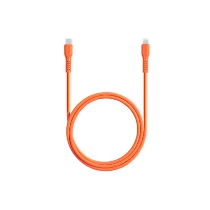 USB-C - Lightning Hızlı Şarj Kablosu 120cm Neon (Neon Turuncu)