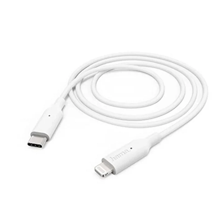 USB-C - Lightning Kablo, 1m, Beyaz