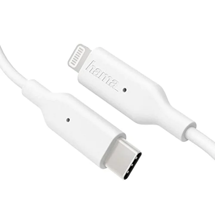 USB-C - Lightning Kablo, 1m, Beyaz