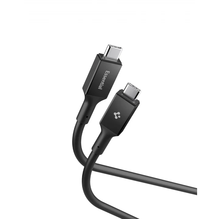 USB-C to USB-C 1 Metre Kablo 100W Güç/PPS 2.0 Super Hızlı Şarj / 5 Gbps (E-Marker Çip) Data Hızı/USB 3.2 Type-C Ekstra Dayanıklı MFI Lisanslı Siyah - ACA09459 ( TR Garantili)